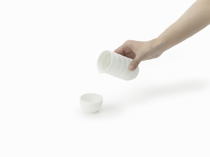 One Percent Products Collection by Nendo on thisispaper.com 29 stack sake%20set One Percent Products Collection by Nendo on thisispaper.com